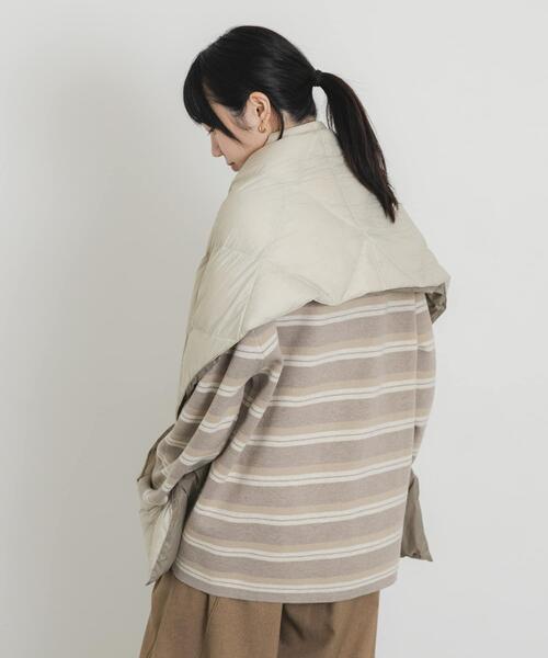 TAION（タイオン） マフラー 「別注」TAION×EKAL リバーシブルダウン