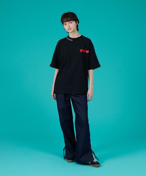 「ONCILY」 半袖Tシャツ SMALL ブラック メンズ_画像2