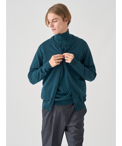 JOHN SMEDLEY（ジョンスメドレー） カーディガン クルーネック長袖