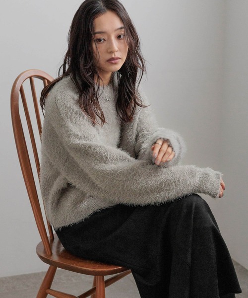 LOWRYS FARM（ローリーズファーム） ニット セーター シャギープル