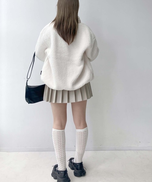 AS KNOW AS（アズノゥアズ） ブルゾン アウターポケット付き スタンド