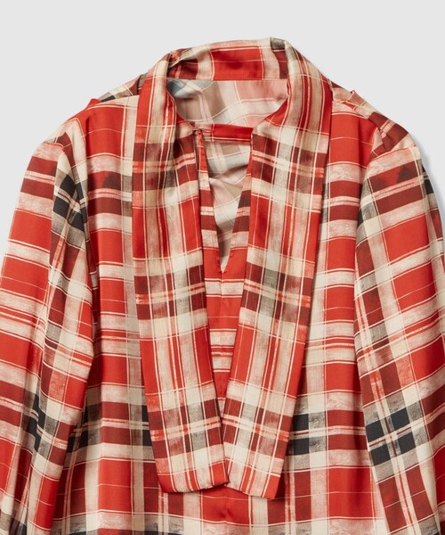 allureville（アルアバイル） ブラウス シャツ LISAチェックプリント