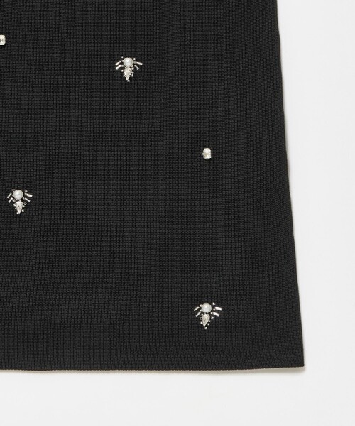 「LOULOU WILLOUGHBY」 ノースリーブワンピース 2 オフホワイト レディース_画像6