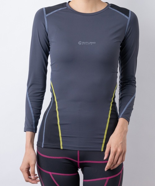 TETE SELECTION」骨盤矯正コンプレッション長袖Tシャツ/スポーツ