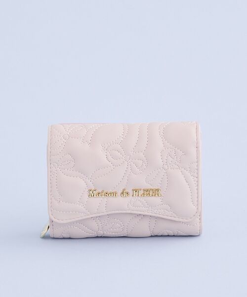 Maison de FLEUR（メゾンドフルール） 財布 リボンキルティング