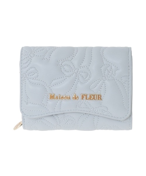 Maison de FLEUR（メゾンドフルール） 財布 リボンキルティング