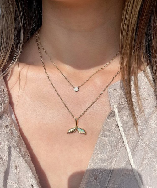 IRIEBEACH（アイリービーチ） ネックレス Whale tail opal necklace