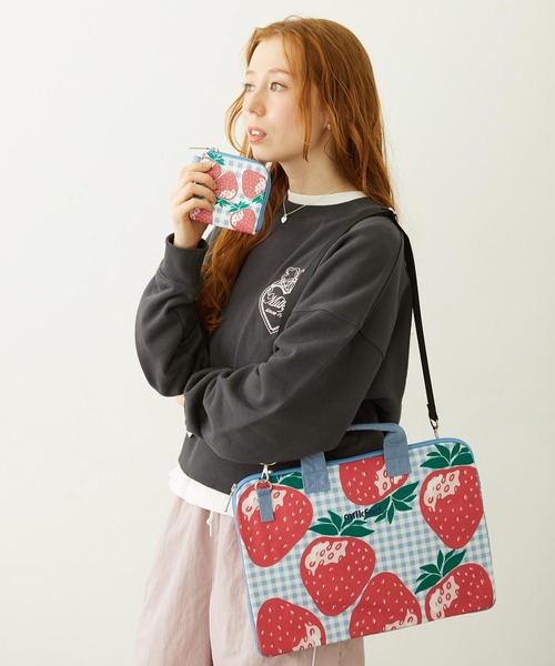 MILKFED.（ミルクフェド） タブレットケース STRAWBERRY PC CASE