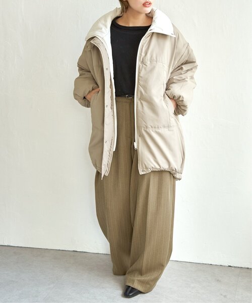 notch. コート アウター スタンドリバーシブルコート レディース