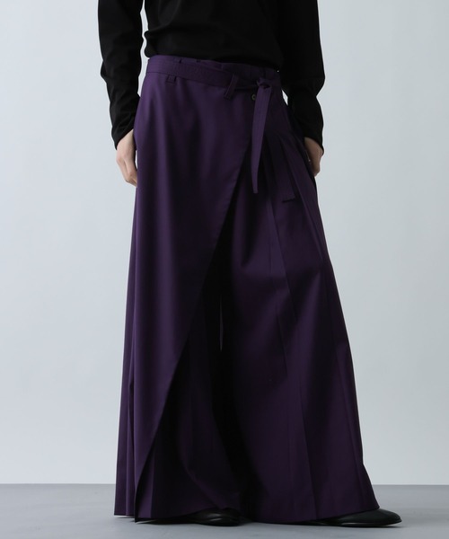 HARE（ハレ） スラックス YOSEレイヤードパンツ(HARE) メンズ