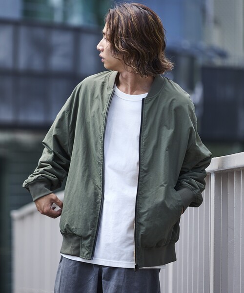 FREAK'S STORE（フリークスストア） ナイロンブルゾン SMALL オリーブ