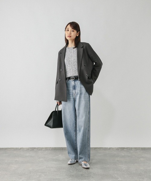 GLOBAL WORK（グローバルワーク） ニット セーター モヘヤタッチ編み柄