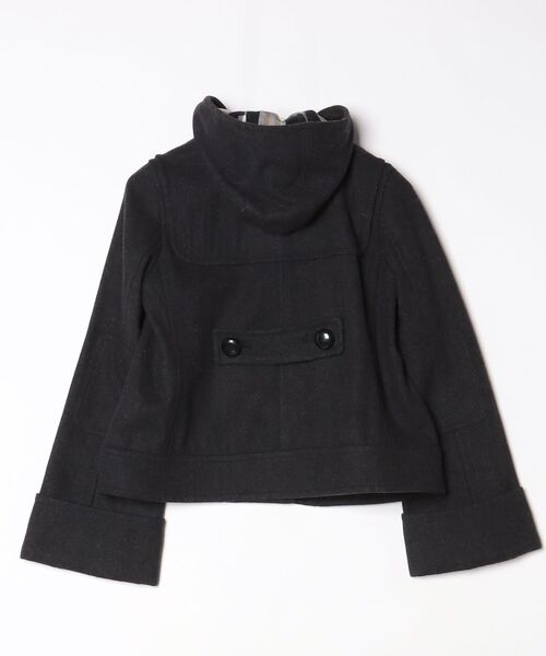 バーバリーブルーレーベル　ダッフルコート　黒　38 BURBERRY BLUE LABEL（バーバリーブルーレーベル） ダッフルコート 38