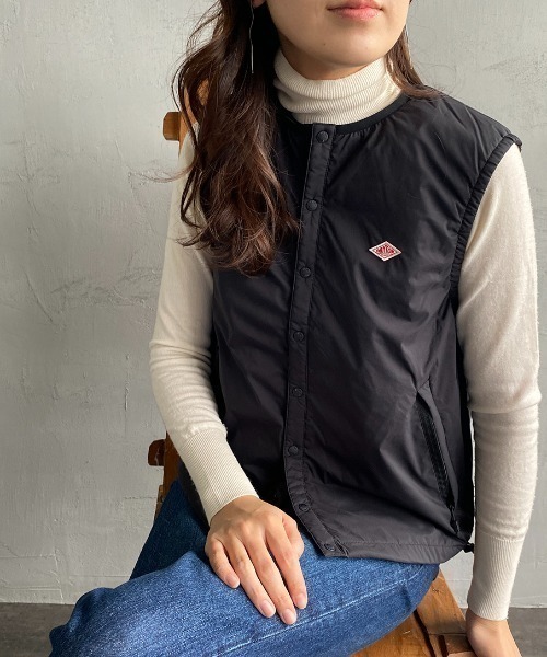 Danton（ダントン） ベスト S ブラック レディース : ZOZOTOWN Yahoo