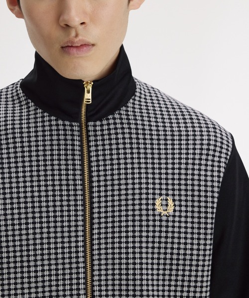 FRED PERRY（フレッドペリー） ジャージ Knitted Front Track Jacket