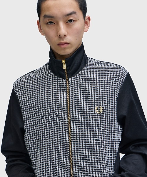 FRED PERRY（フレッドペリー） ジャージ Knitted Front Track Jacket