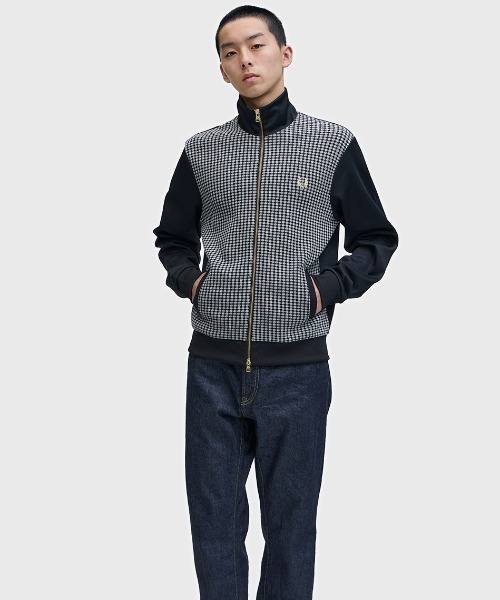 FRED PERRY（フレッドペリー） ジャージ Knitted Front Track Jacket