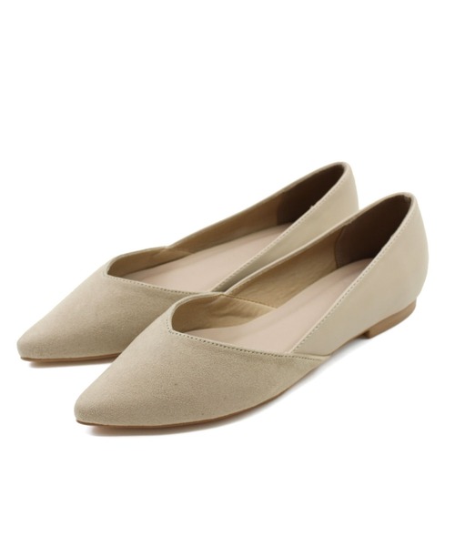 「VIVIAN」 フラットパンプス L ブラック レディース_画像3