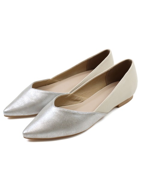 「VIVIAN」 フラットパンプス L ブラック レディース_画像4