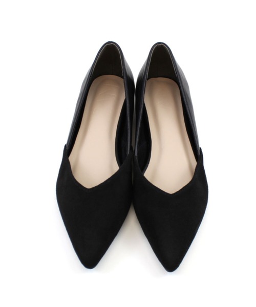 「VIVIAN」 フラットパンプス L ブラック レディース_画像5