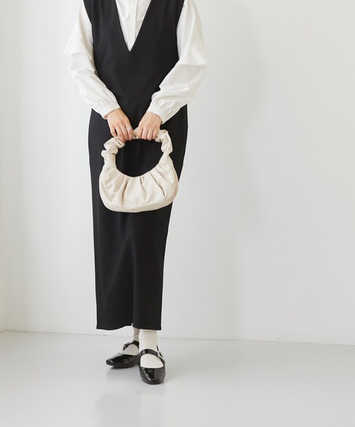 「menue」 パンプス 23.5cm ブラック レディース_画像4