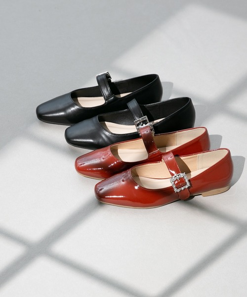 「menue」 パンプス 23.5cm ブラック レディース_画像7