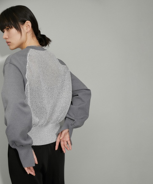 「ADAM ET ROPE'」 ニットカーディガン FREE ブラック系その他 レディース_画像9