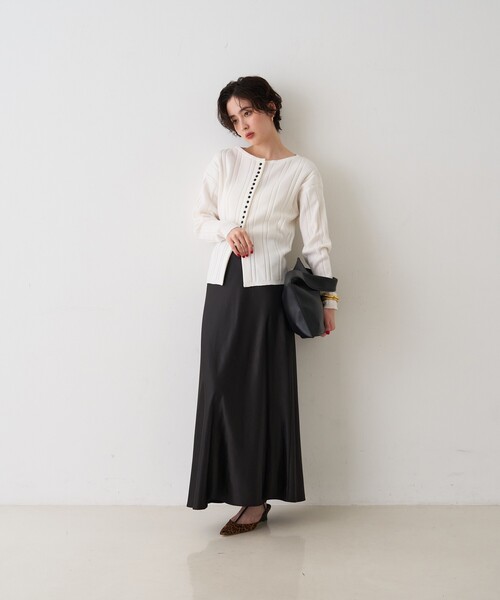 Rouge vif Anna（ルージュヴィフアンナ） ロング スカート サテン