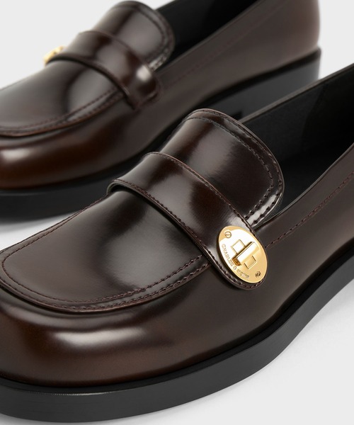 「CHARLES & KEITH」 シューズ 25.5cm ブラック系その他7 レディース_画像4
