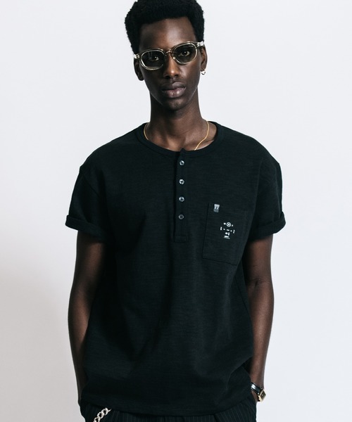 CRIMIE（クライミー） tシャツ HEAVY OZ SLUB BINDER HENLY NECK
