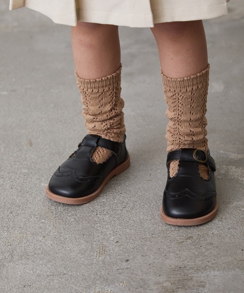 「riziere」 「KIDS」シューズ 15 ブラウン キッズ_画像3