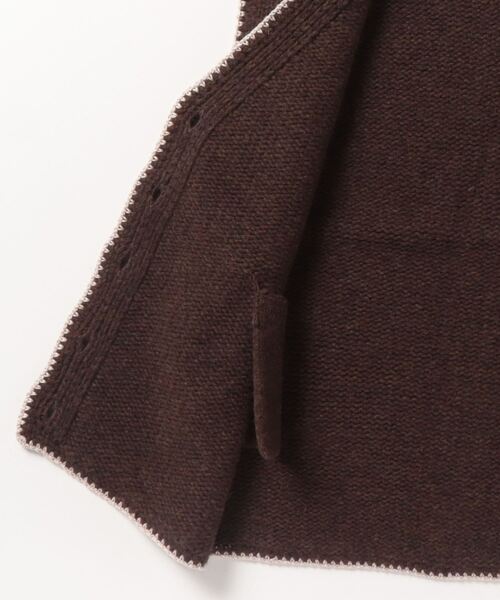 「Steven Alan」 ニットベスト FREE ダークブラウン レディース_画像3