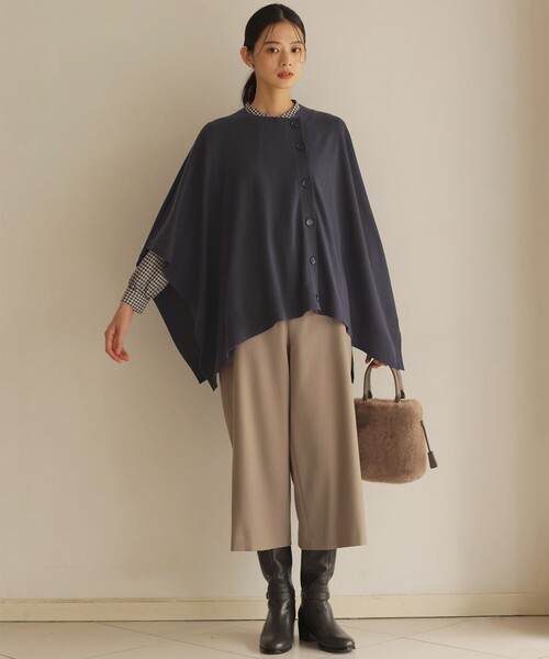 「J.PRESS」 長袖ブラウス T15 ネイビー レディース_画像3