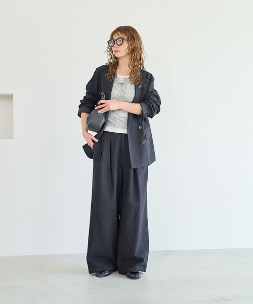 BAYFLOW（ベイフロー） ワイドパンツ パンツ 「セットアップ着用可能