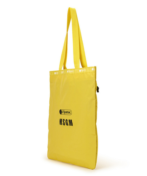 LADIN 黄色 トートバッグ 付属ポーチ付き LeSportsac（レスポートサック） トートバッグ MSGM LG EMERALD TOTE