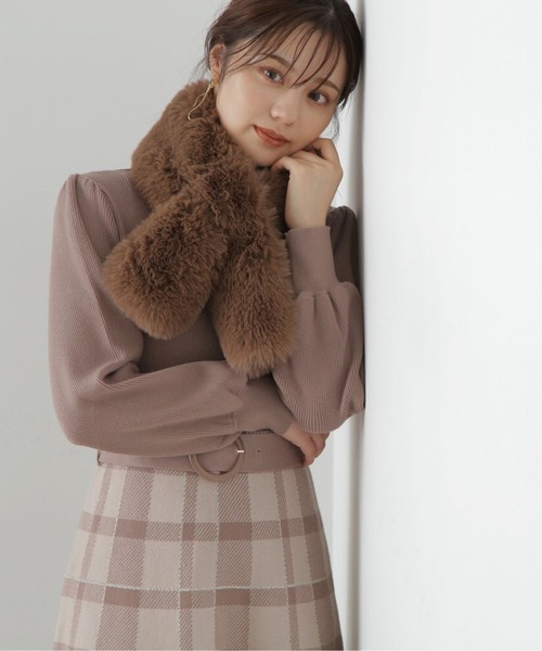 「PROPORTION BODY DRESSING」 ニットワンピース - グレー レディース_画像2
