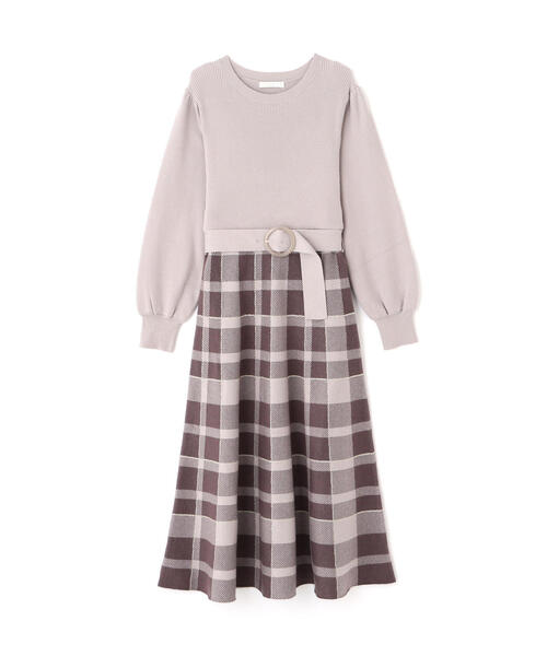 「PROPORTION BODY DRESSING」 ニットワンピース - グレー レディース_画像4