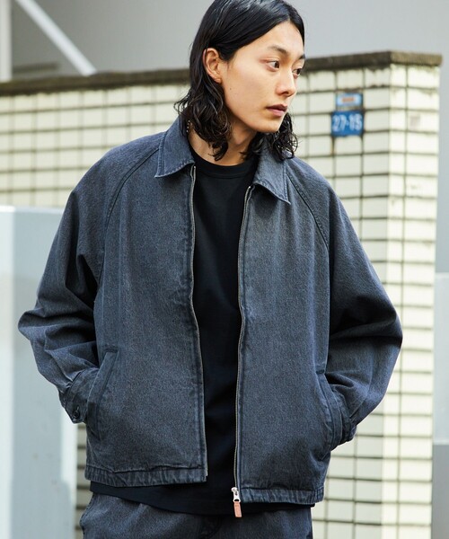 「FREAK'S STORE」 デニムジャケット LARGE ブラック メンズ_5