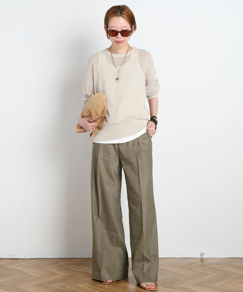 EVERYDAY I LIKE. ニット セーター *TONIC クルーネックプルオーバー