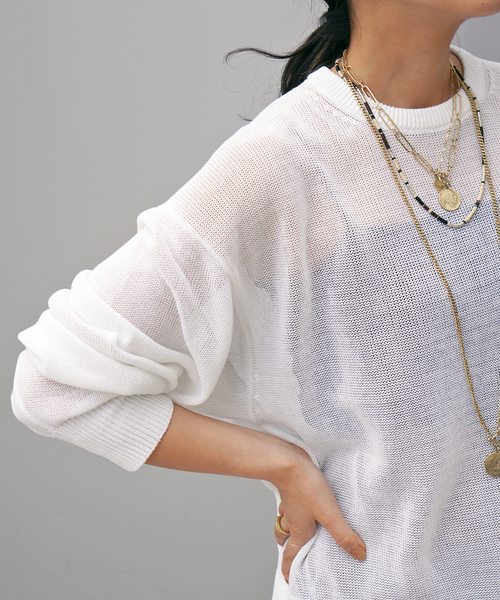 EVERYDAY I LIKE. ニット セーター *TONIC クルーネックプルオーバー