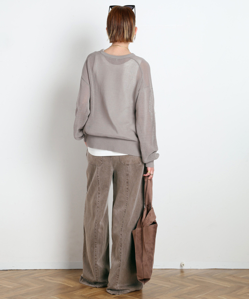 EVERYDAY I LIKE. ニット セーター *TONIC クルーネックプルオーバー