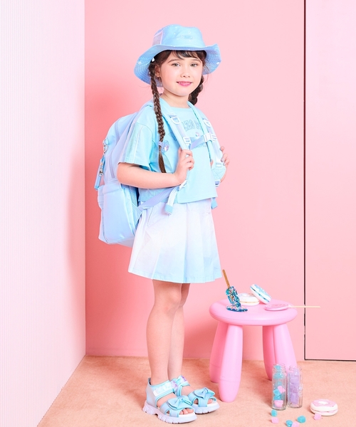 mezzo piano リュック ポーチ付リュック 容量約21L キッズ 子供 女の子