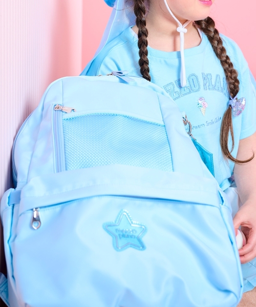 mezzo piano リュック ポーチ付リュック 容量約21L キッズ 子供 女の子