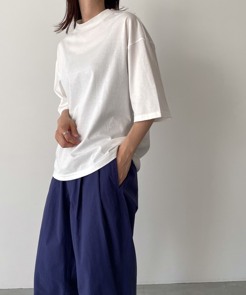 「harmonie」 半袖カットソー ONE SIZE オフホワイト レディース_画像5