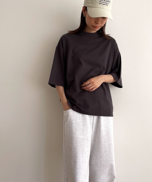 「harmonie」 半袖カットソー ONE SIZE オフホワイト レディース_画像8