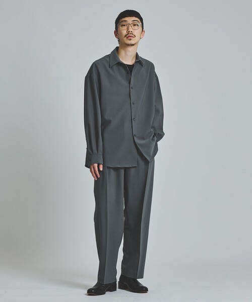 「CITY」 スラックス 1 ダークグレー メンズ_画像3