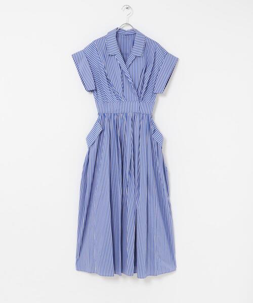 ワンピース ELENDEEK　W COLLAR SHIRT ONE-PIECEの画像
