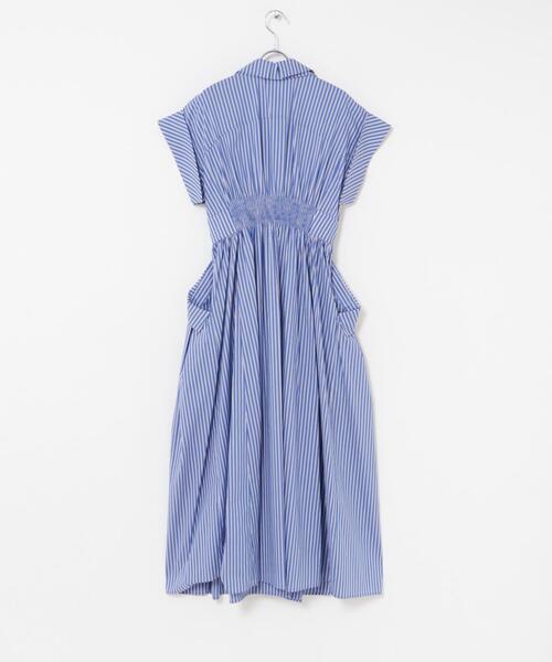 ワンピース ELENDEEK　W COLLAR SHIRT ONE-PIECEの画像