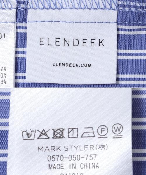 ワンピース ELENDEEK　W COLLAR SHIRT ONE-PIECEの画像