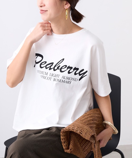 tシャツ Peaberry”ロゴTシャツ レディースの画像